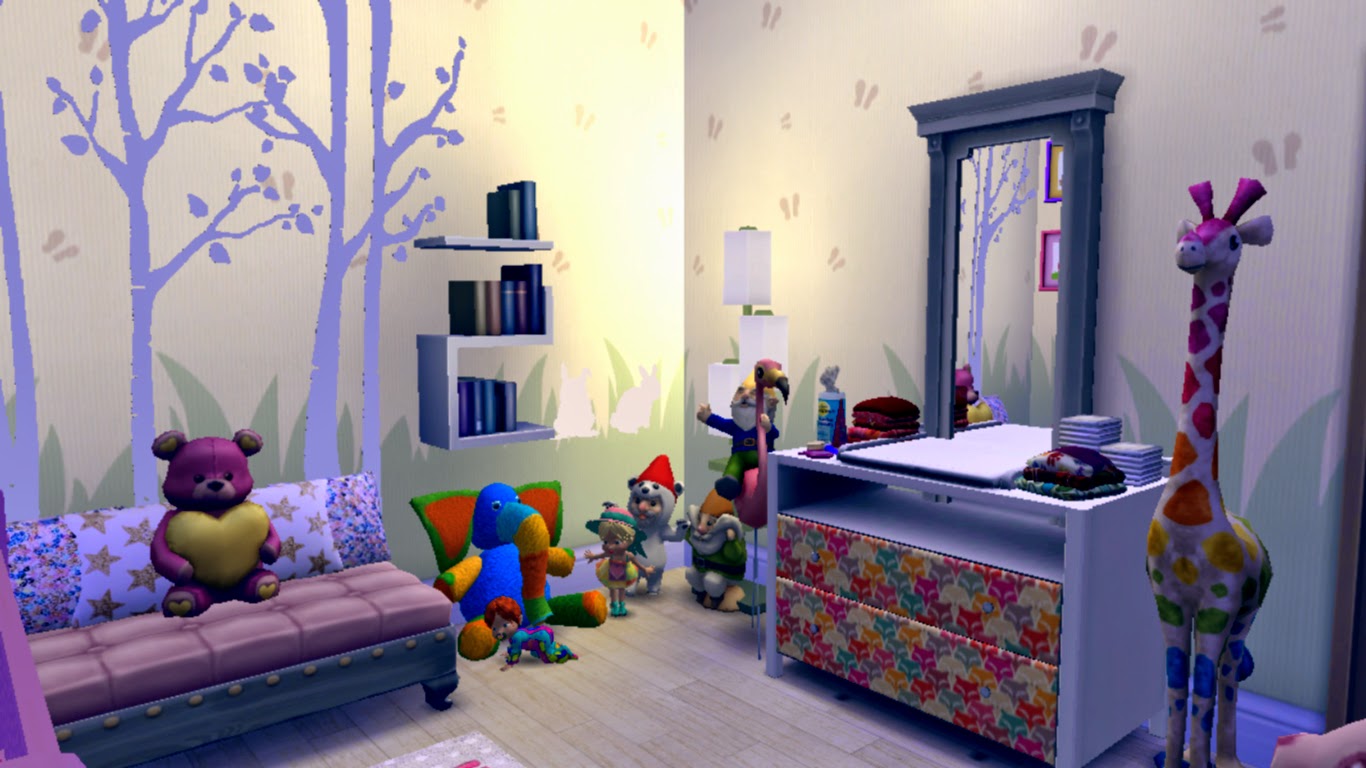 Sims 4 Room DownloadWonderland Nursery for girls Sanjana Sims Studio